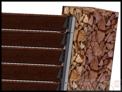 Mocowania do deski w słupku ogrodzeniowym / standard - pakowane po 50szt