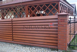 Mocowania do deski w słupku ogrodzeniowym / standard - pakowane po 50szt