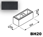 Bloczek Roma Horizon BH20 50,4/20/20 kolor grafit / Joniec