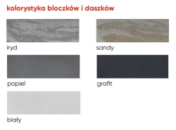 Daszek Roma Giga CRGM20 50,4/19,8/7,2 kolor iryd / Joniec