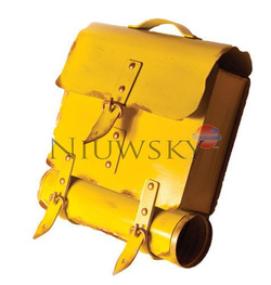 Skrzynka pocztowa na listy w kształcie teczki z jednym paskiem