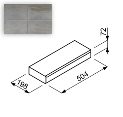 Daszek Roma Giga CRGM20 50,4/19,8/7,2 kolor sandy / Joniec