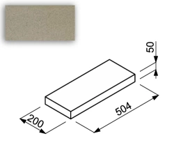 Daszek na murek CH20 50,4x20x5 beżowy / Joniec