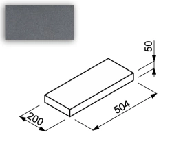Daszek na murek CH20 50,4x20x5 popiel / Joniec