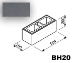 Bloczek Roma Horizon BH20 50,4/20/20 kolor popiel / Joniec
