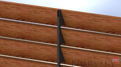 Wzmocnienie środkowe deski ogrodzeniowej / standard - pakowane po 50szt