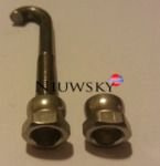 Mocowanie hakowe śruba M8x80 + nakrętka zrywalna M8 stal nierdzewna - 100szt