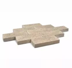 Chodnik łupany Bruk38 38x15,1x6 kolor silver