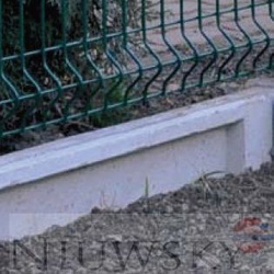 Podmurówka betonowa prefabrykowana z kasetonem 2545x200mm