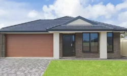 Płytka elewacyjna Piano PP 38x2,5x8 kolor bronzyt / Joniec