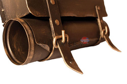 Skrzynka pocztowa na listy w kształcie teczki z jednym paskiem