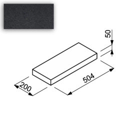 Daszek na murek CH20 50,4x20x5 grafit / Joniec