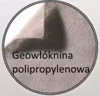 Geowłóknina poliestrowa 120 g/m2 rolki 2m x 50m (100m2)