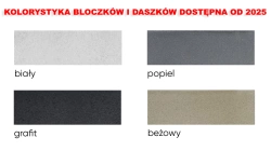 Daszek Roma Horizon CH36 36/36/5 kolor popiel / Joniec