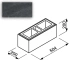 Bloczek Roma Horizon BH20 50,4/20/20 kolor nero / Joniec