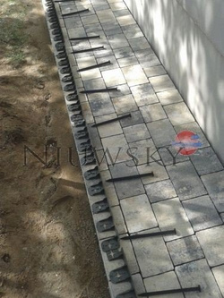 Obrzeże z tworzywa sztucznego wysokość 4,5cm x długość 80cm / Stella Green