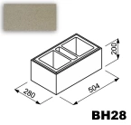Bloczek Roma Horizon BH28 50,4/28/20 kolor beżowy / Joniec
