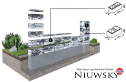 Bloczek Roma Horizon BH36 36/36/20 kolor biały / Joniec