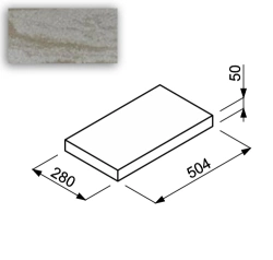 Daszek na murek CH28 50,4x28x5 sandy / Joniec