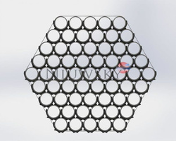 Przekładka do rur i słupków fi42,4 ilość zatok 8 / Sigern