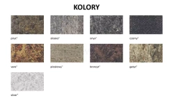 Chodnik łupany Bruk38 38x15,1x6 kolor vera