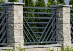 Bloczek łupany na murek Gorc L GM 38x22x16 kolor piryt/ Joniec