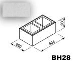Bloczek Roma Horizon BH28 50,4/28/20 kolor biały / Joniec