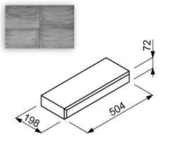 Daszek Roma Giga CRGM20 50,4/19,8/7,2 kolor iryd / Joniec