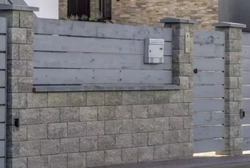 Bloczek łupany na murek Gorc L GM 38x22x16 kolor piryt/ Joniec