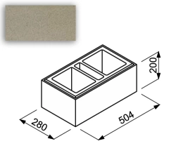 Bloczek Roma Horizon BH28 50,4/28/20 kolor beżowy / Joniec