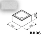 Bloczek Roma Horizon BH36 36/36/20 kolor biały / Joniec