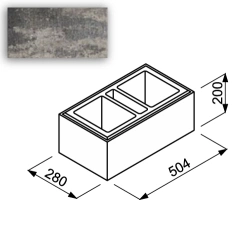Bloczek Roma Horizon BH28 50,4/28/20 kolor marengo / Joniec